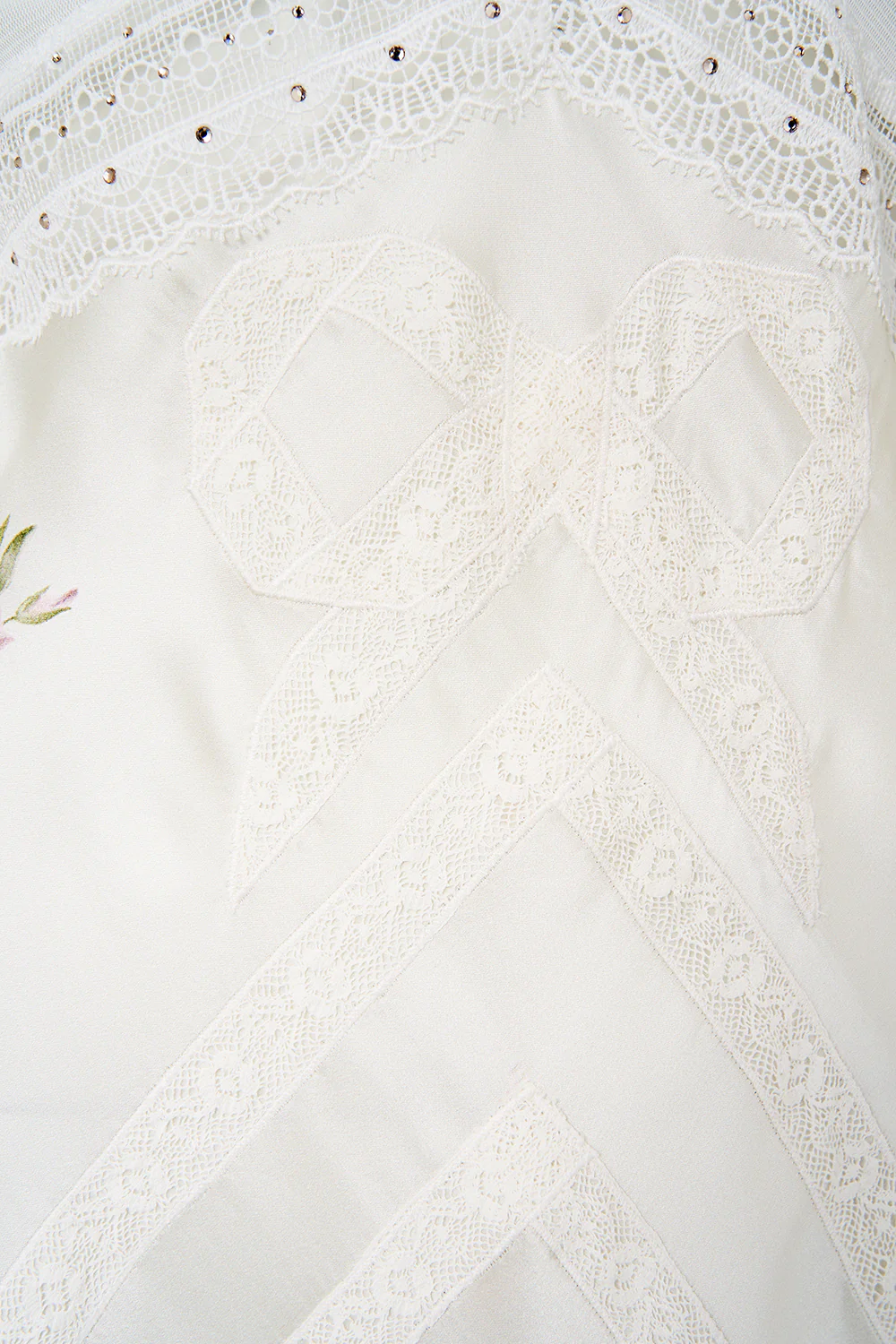 LACE SPLICE BIAS LONG DRESS DRESSING ROOM DRAMA - Image 7