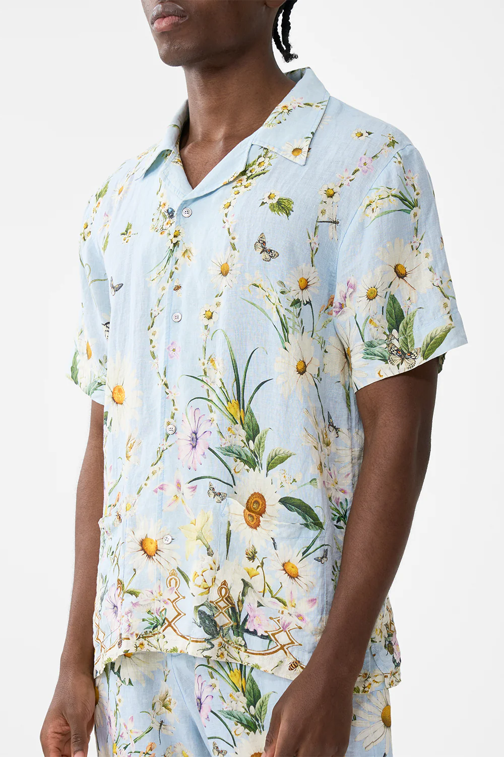 SHORT SLEEVE CABANA SHIRT FLORAL FREEFALL - Image 5