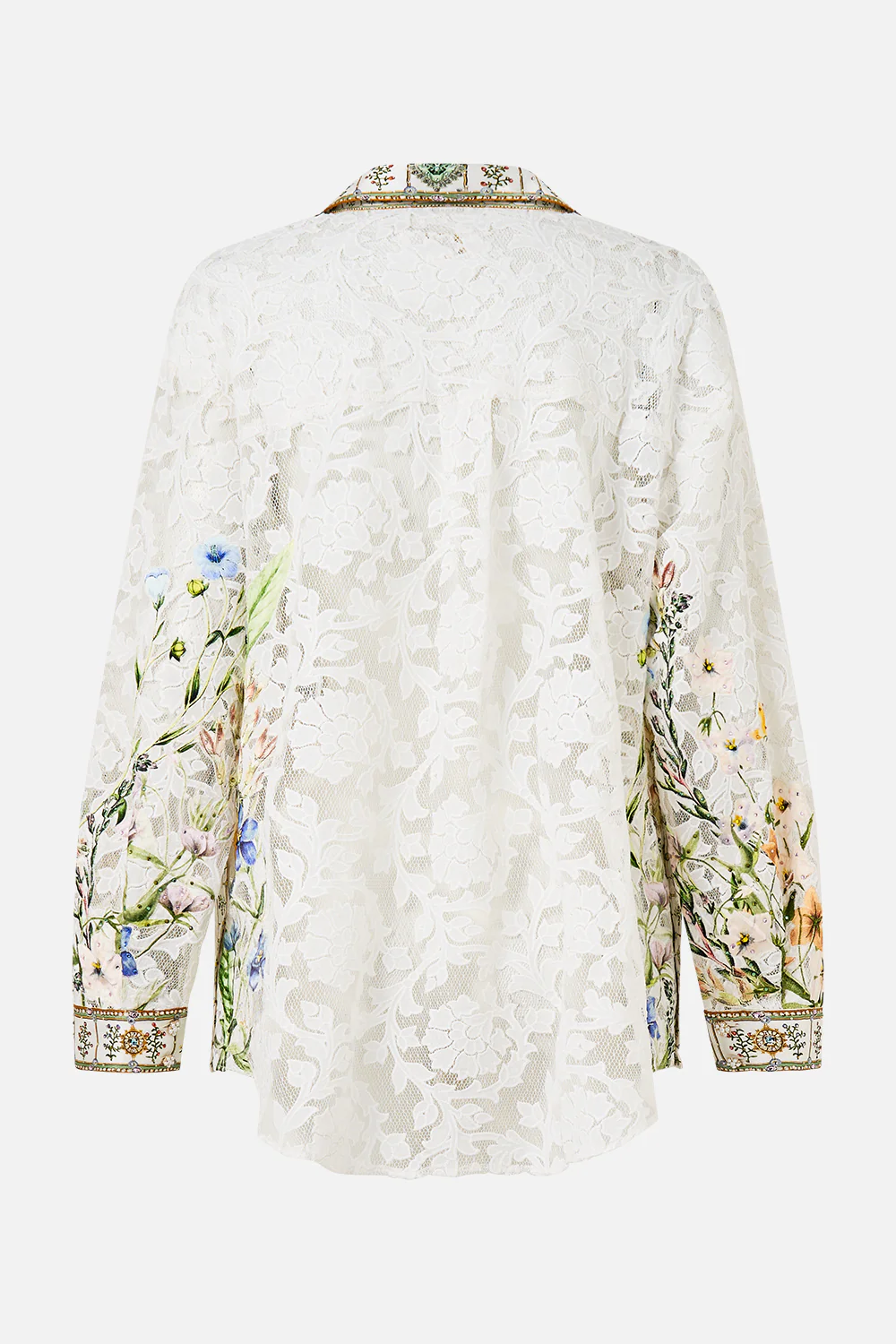 COLLARED SHIRT WITH SIDE BUTTONS DRESSING ROOM DRAMA - Image 7