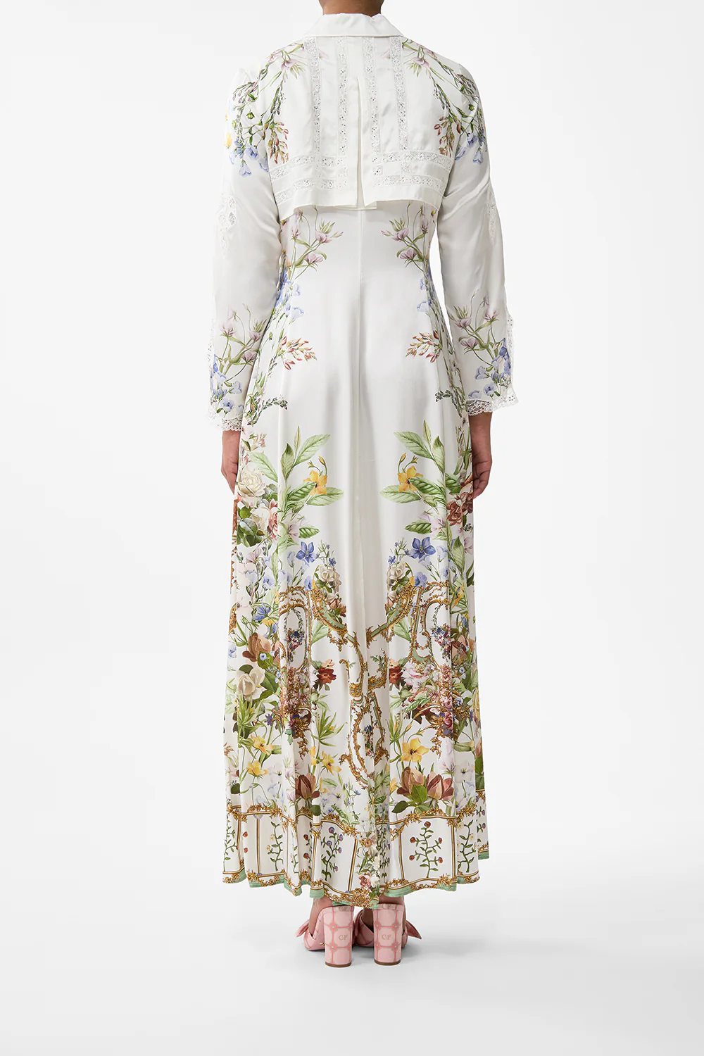 PRINTED TRENCH DRESSING ROOM DRAMA - Image 2