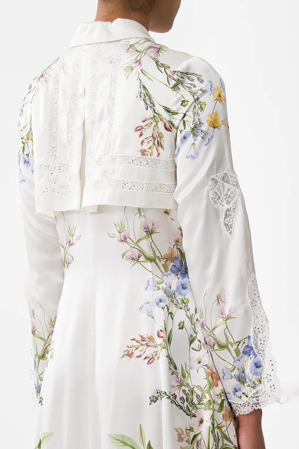 PRINTED TRENCH DRESSING ROOM DRAMA - Image 7