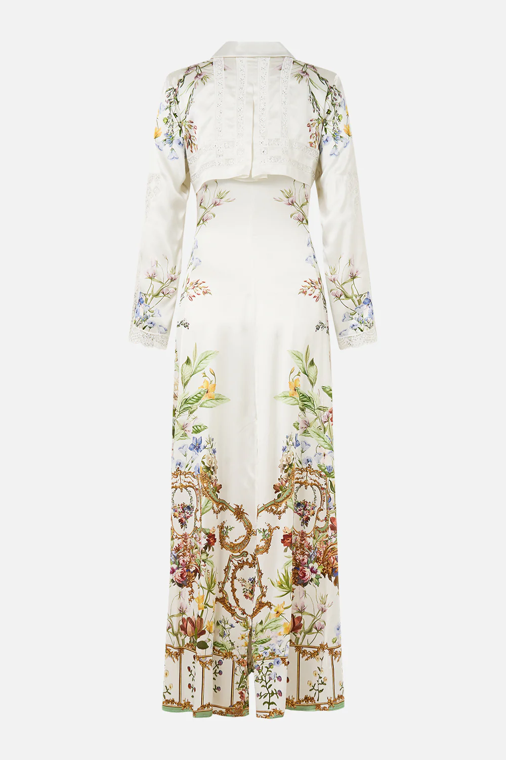 PRINTED TRENCH DRESSING ROOM DRAMA - Image 9