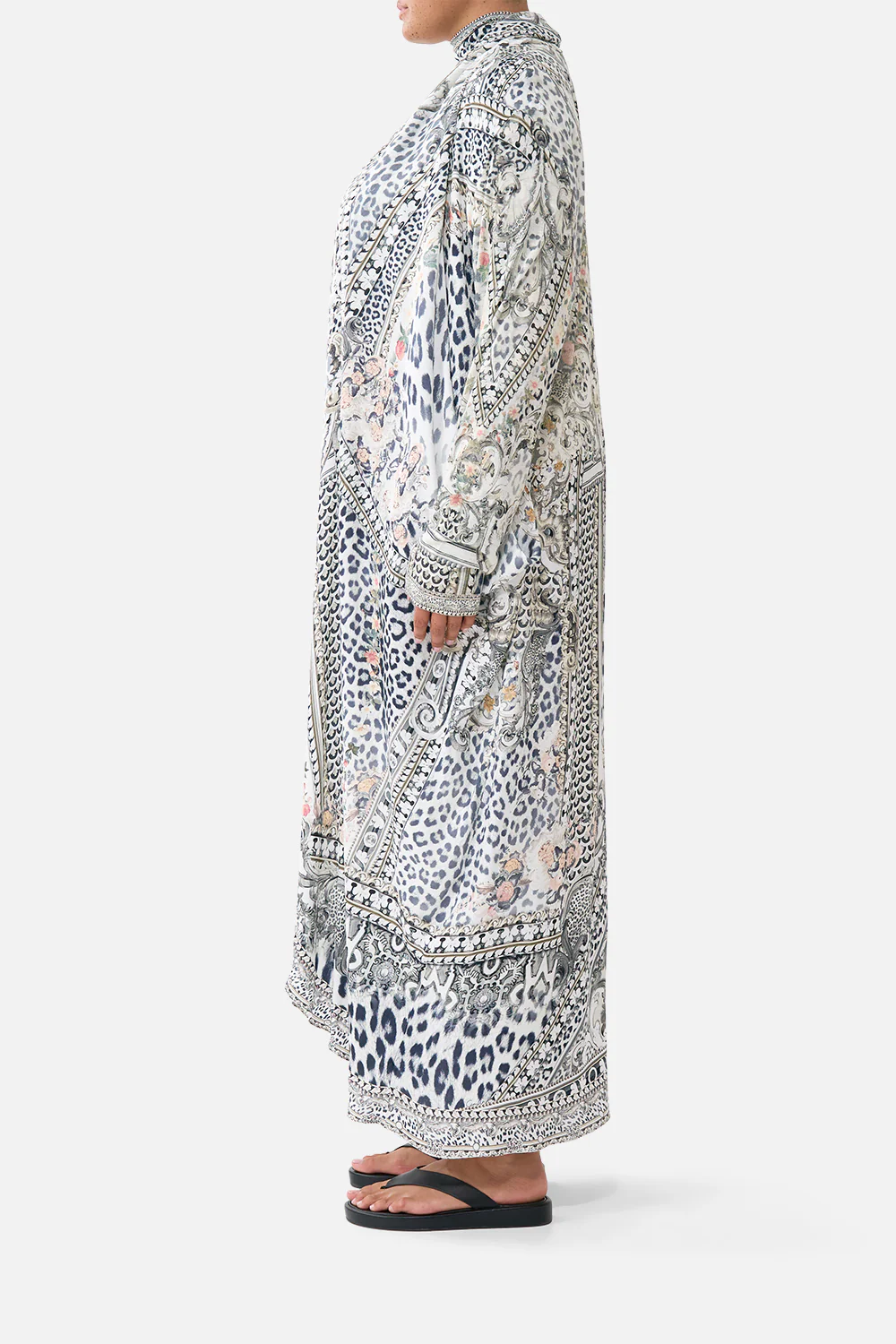 LONG CASUAL JACKET WITH POCKETS MARBLE HEAVEN - Image 11