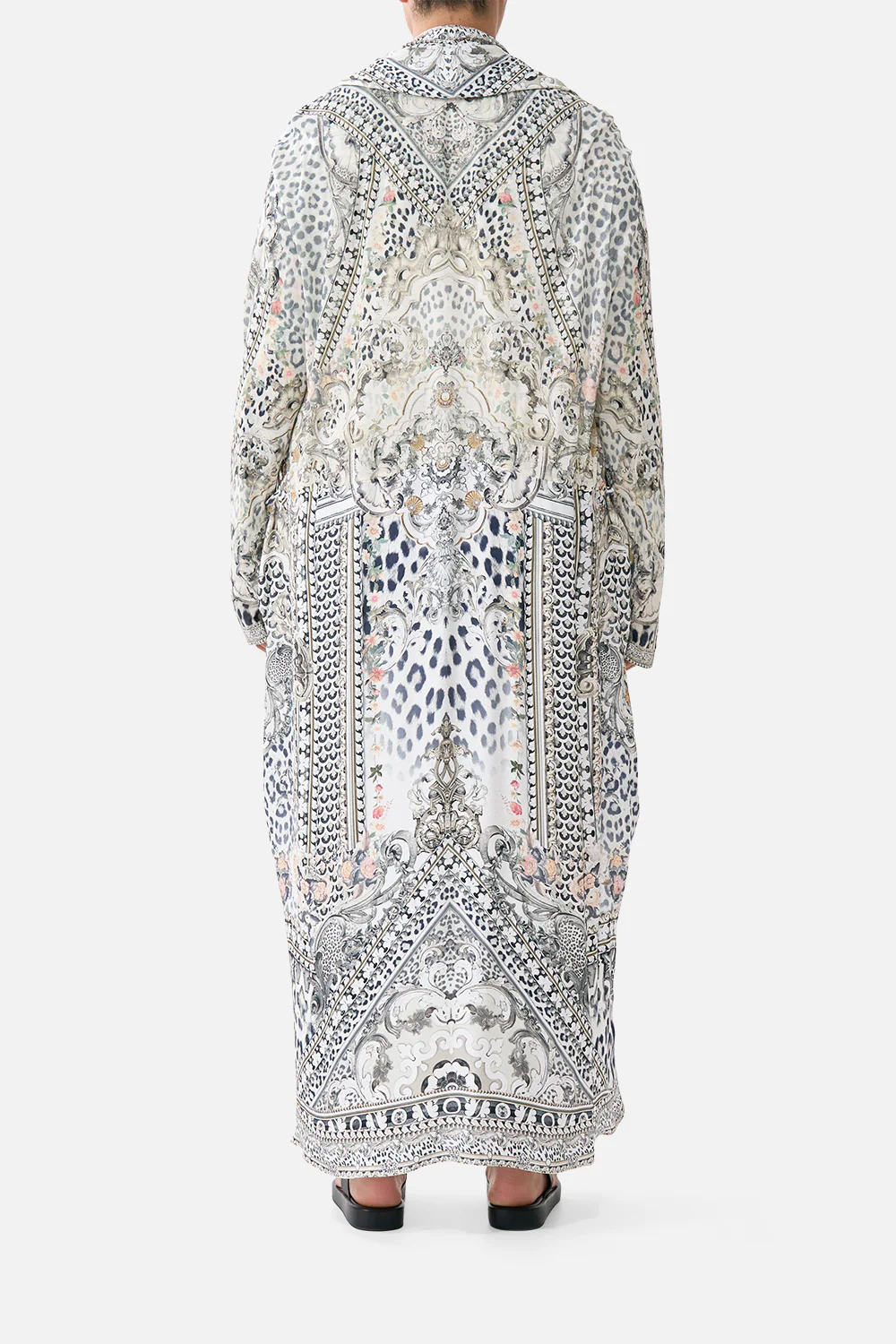 LONG CASUAL JACKET WITH POCKETS MARBLE HEAVEN - Image 9
