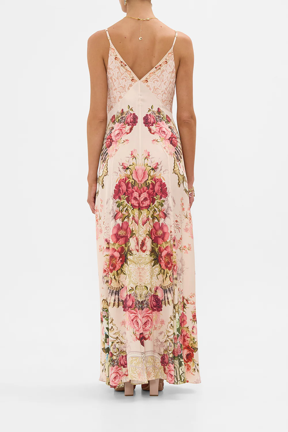 BUTTON FRONT STRAPPY DRESS MEET ME AT THE MAJESTIC - Image 2