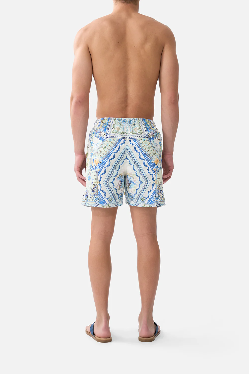 MID LENGTH BOARDSHORT WITH ELASTIC WAIST MY HOMESPUN HEART - Image 2