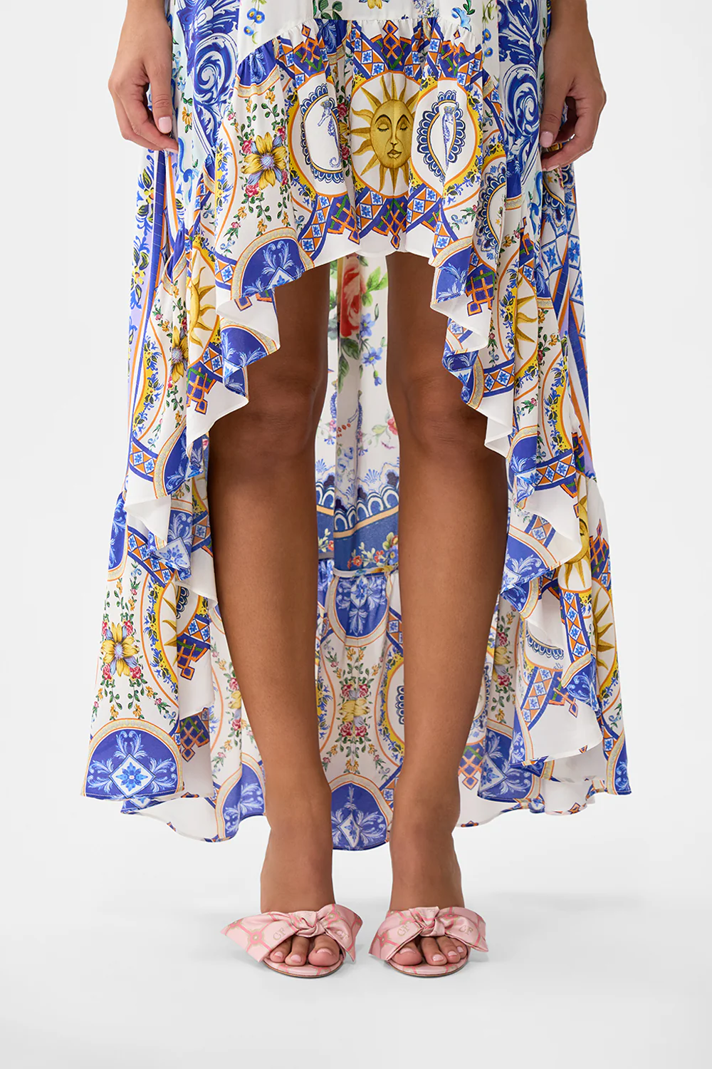 OFF SHOULDER SHAPED HEM DRESS TILES DARLS - Image 6