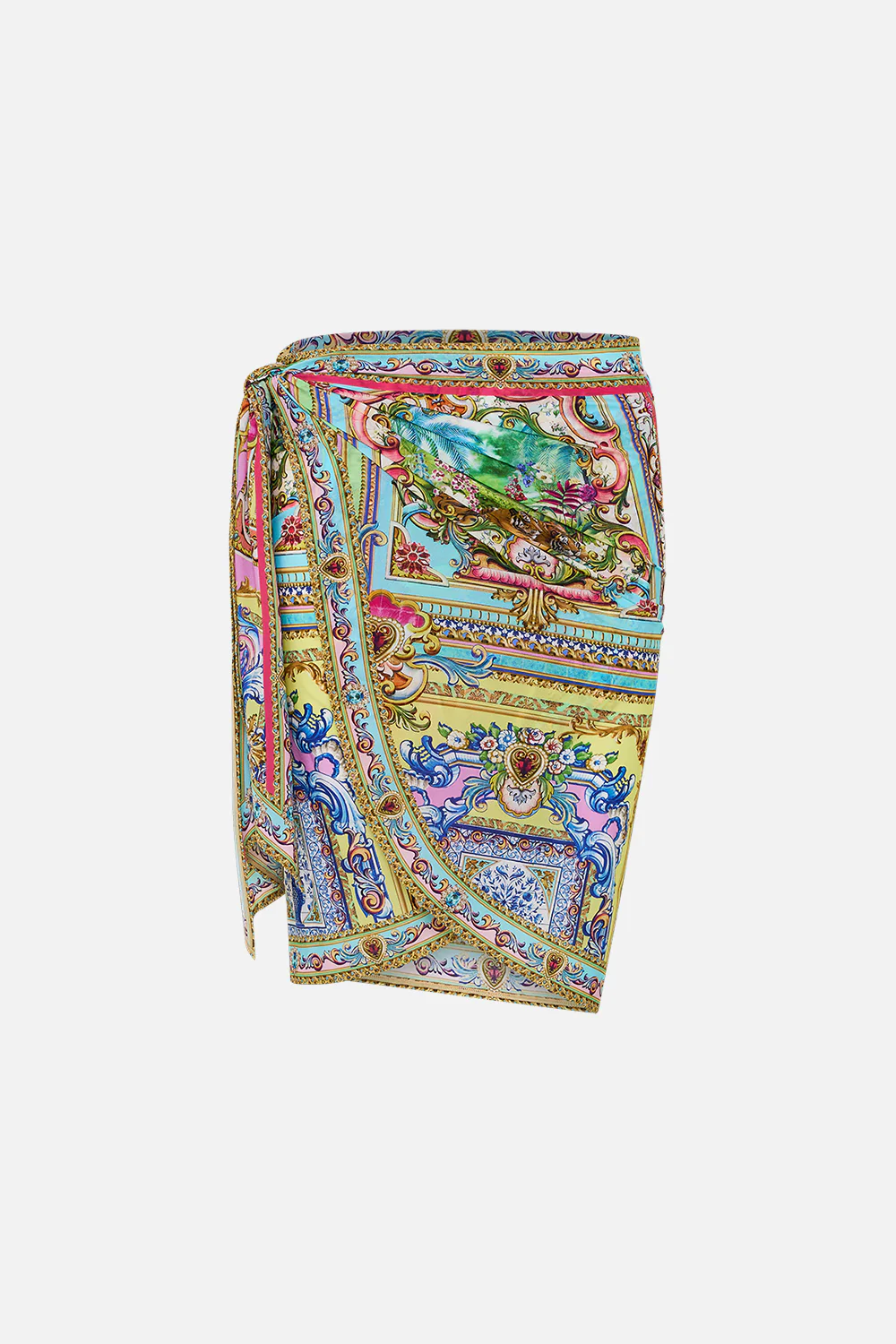 EYELET WRAP MINI SKIRT WITH TIE WAIST SPIRIT OF SANTA MARIA - Image 3