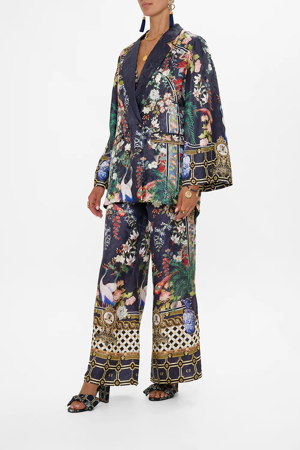 FLARED SLEEVE DOUBLE BREASTED JACKET PALACIO POETRY - Image 4