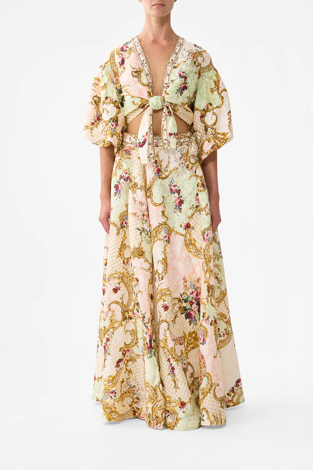 MAXI WRAP SKIRT THE QUEENS QUARTERS