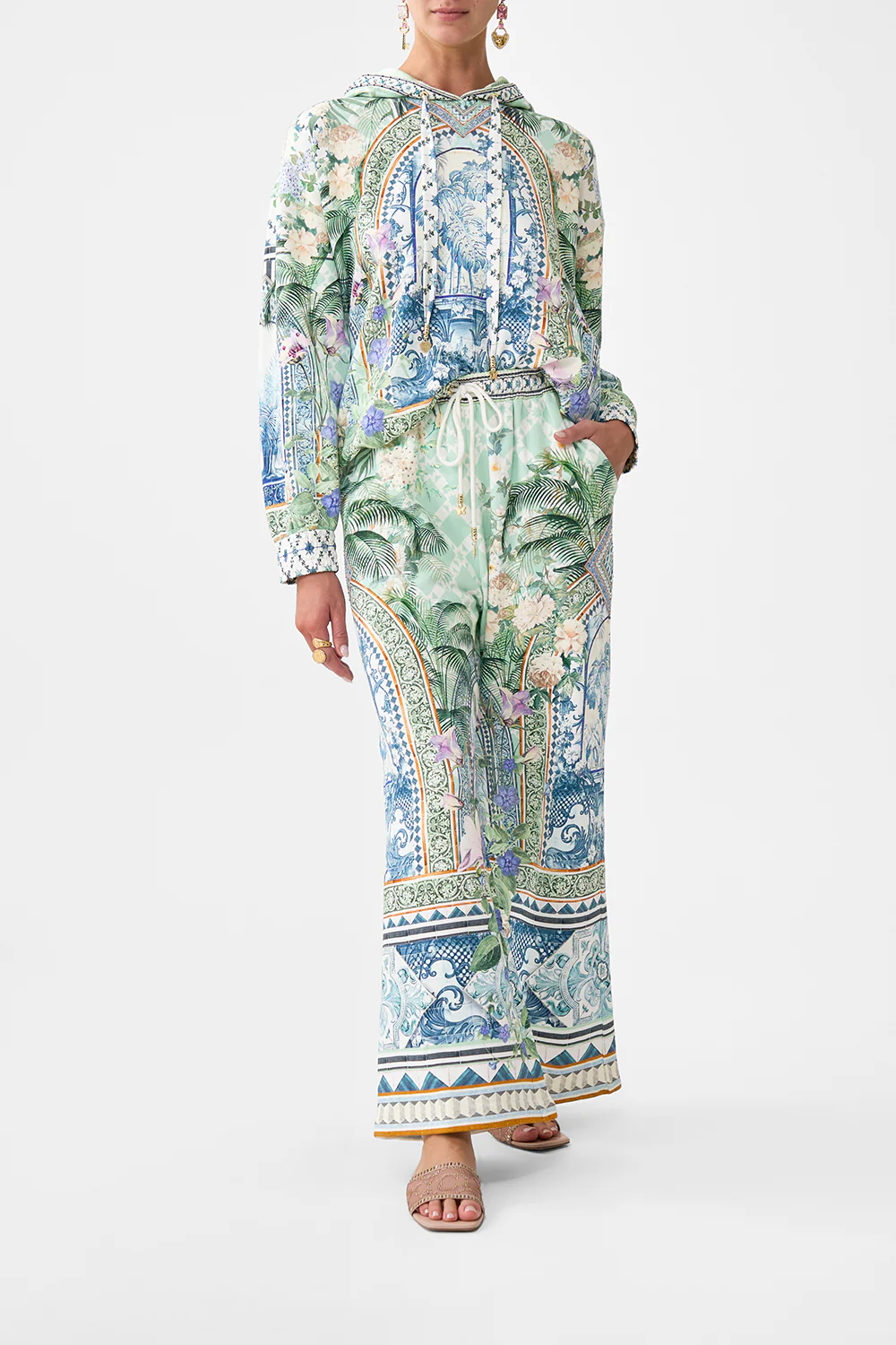 STRAIGHT LEG TRACK PANT JARDIM PARTY