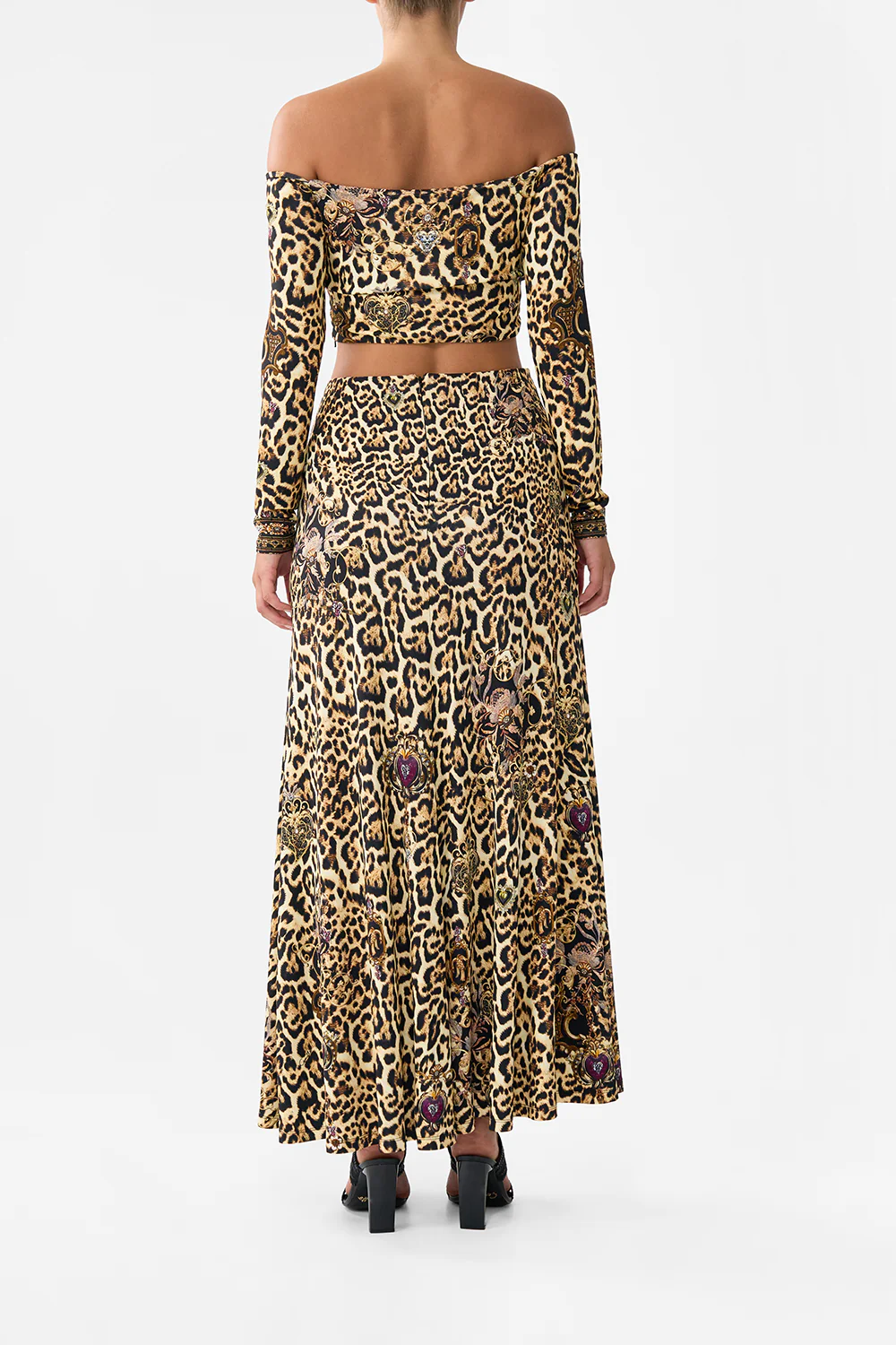 FLARED HEM JERSEY SKIRT SAINTS AND SISTERS - Image 2