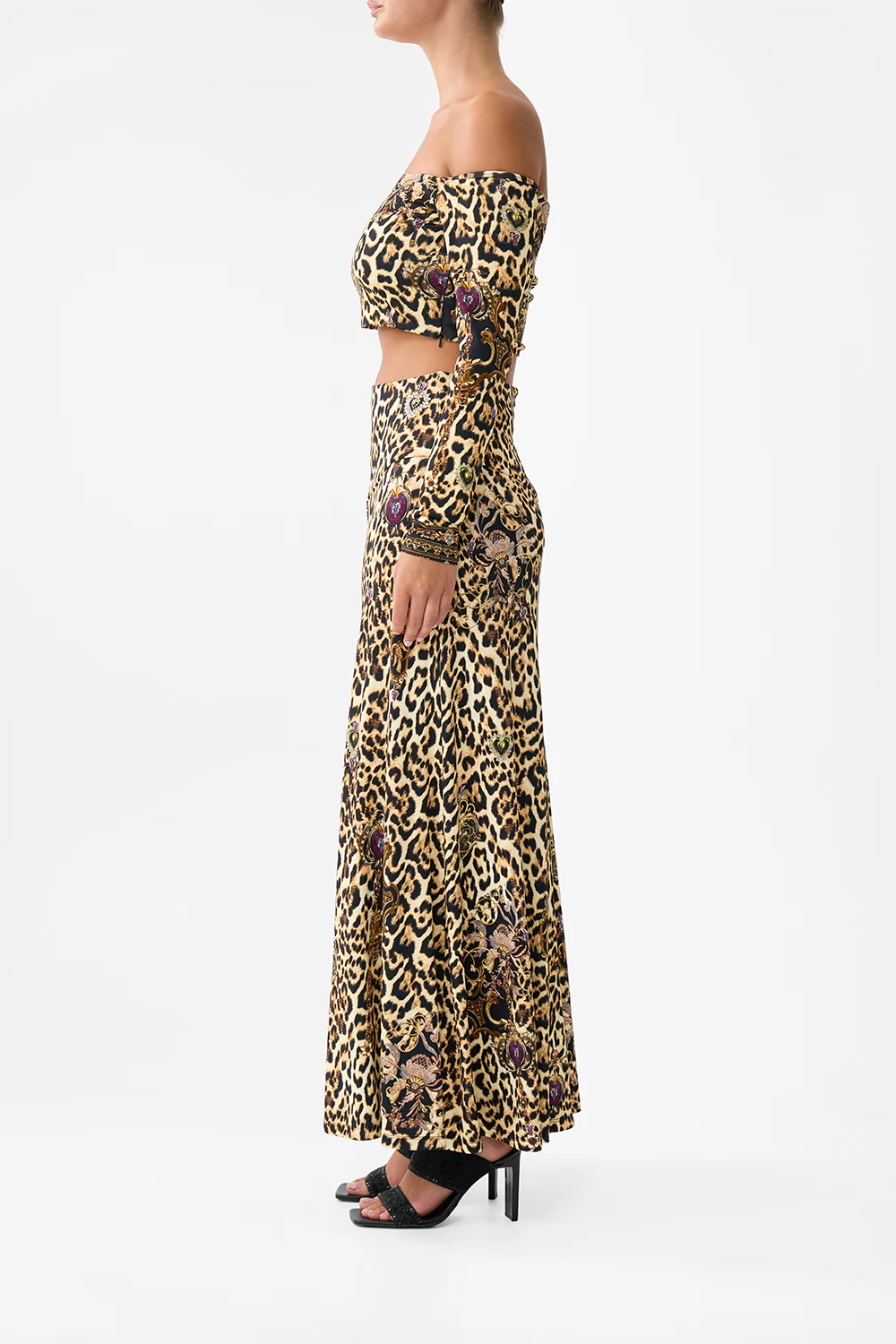 FLARED HEM JERSEY SKIRT SAINTS AND SISTERS - Image 4