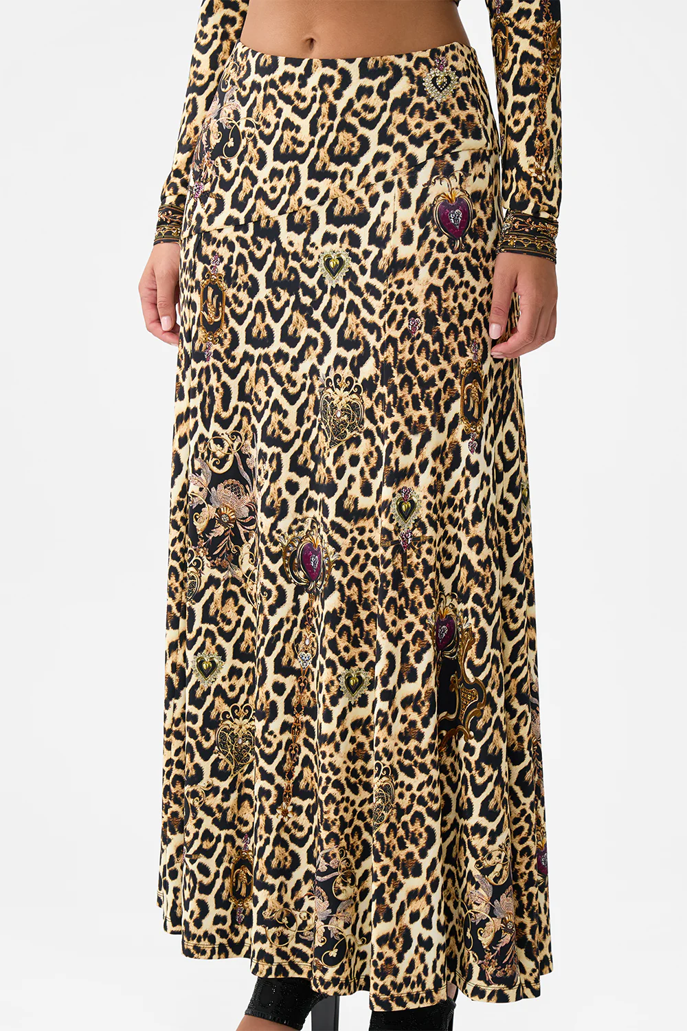 FLARED HEM JERSEY SKIRT SAINTS AND SISTERS - Image 5