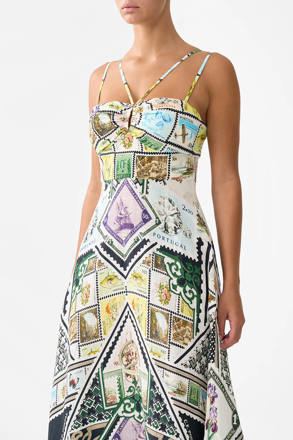 STRAP DETAIL DRESS MY PORTO PEN PAL - Image 5