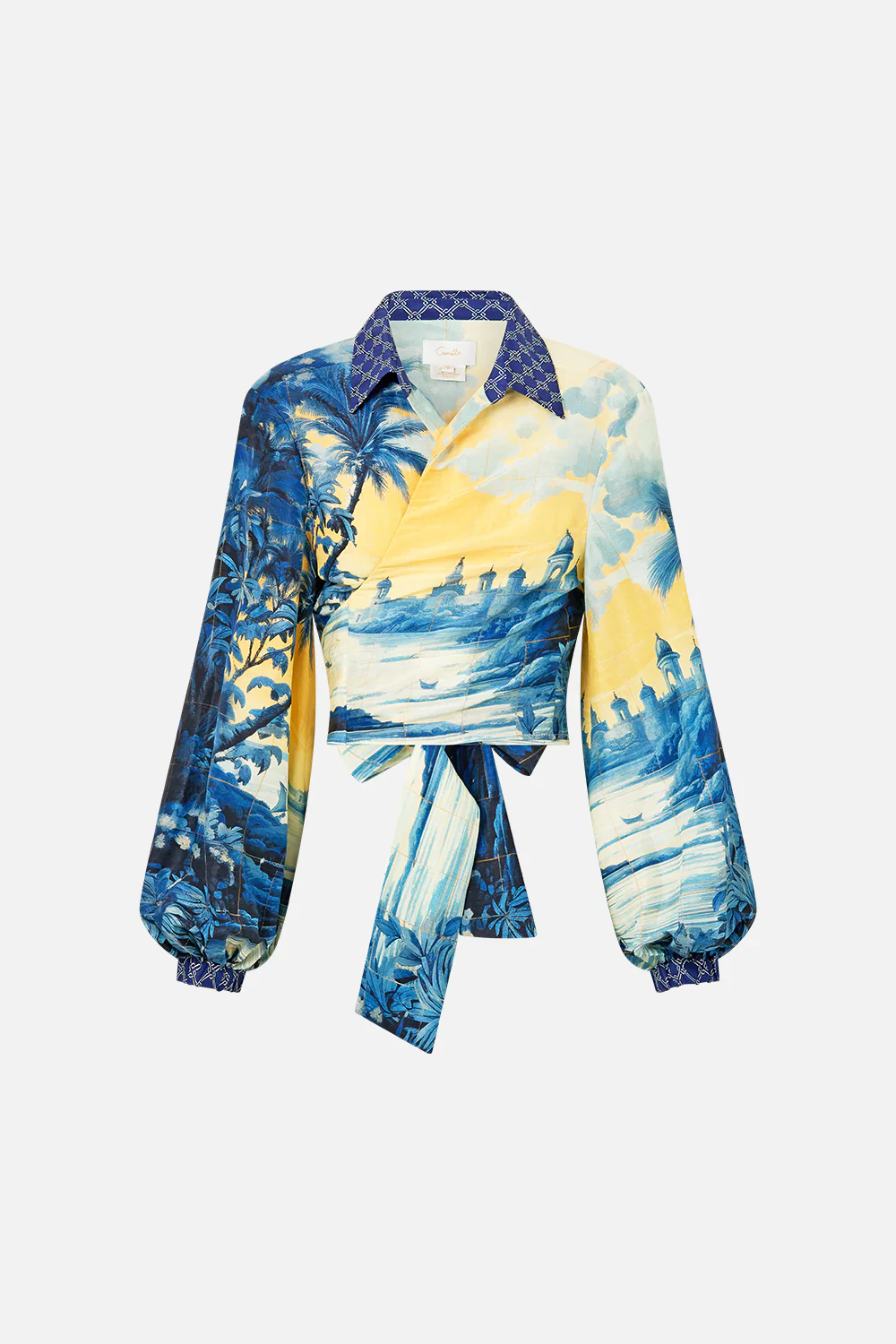 CROPPED WRAP SHIRT SONG OF SAINT ANTHONY - Image 3