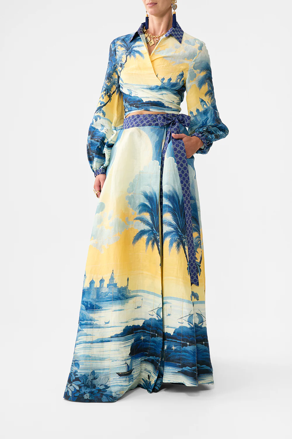 CROPPED WRAP SHIRT SONG OF SAINT ANTHONY - Image 4