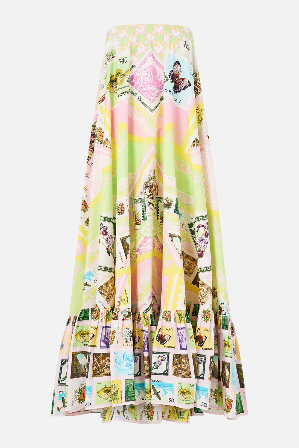 STRAPLESS MAXI WITH RUFFLE HEM WITH LOVE FROM LISBON - Image 3