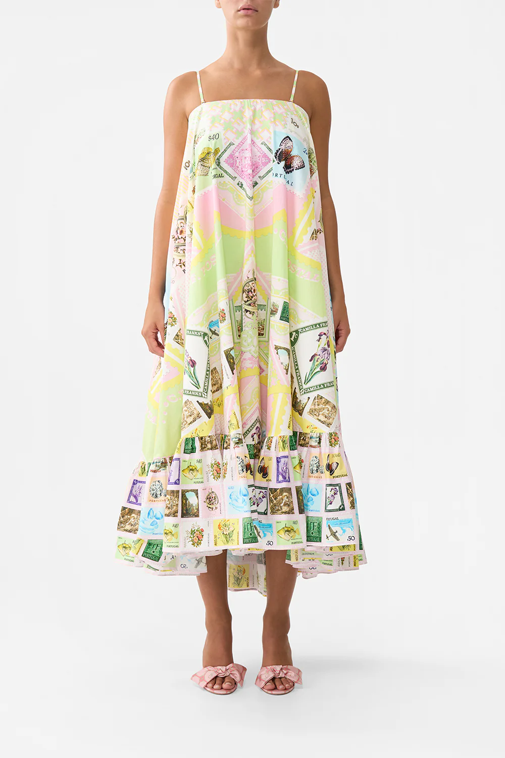 STRAPLESS MAXI WITH RUFFLE HEM WITH LOVE FROM LISBON - Image 6