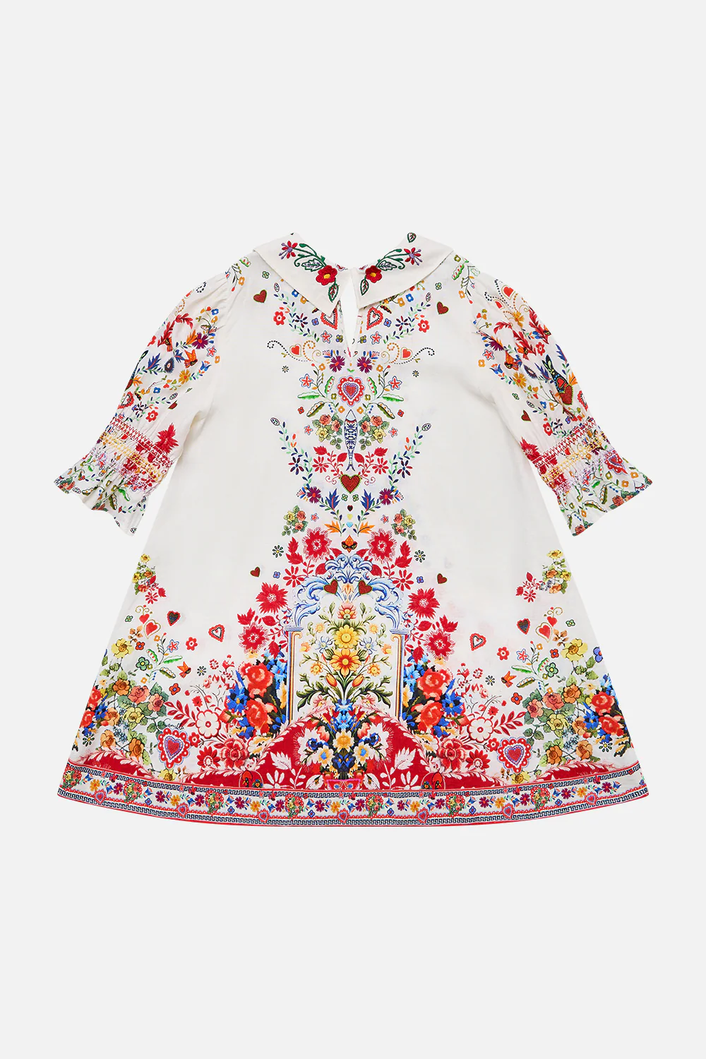 KIDS MINI PUFF SLEEVE COLLARED DRESS 12-14 FAITH, LUCK & JUSTICE - Image 2