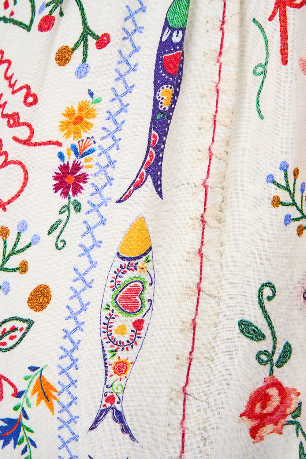 MAXI SKIRT WITH RUFFLE HEM A KITSCH IN TIME - Image 6