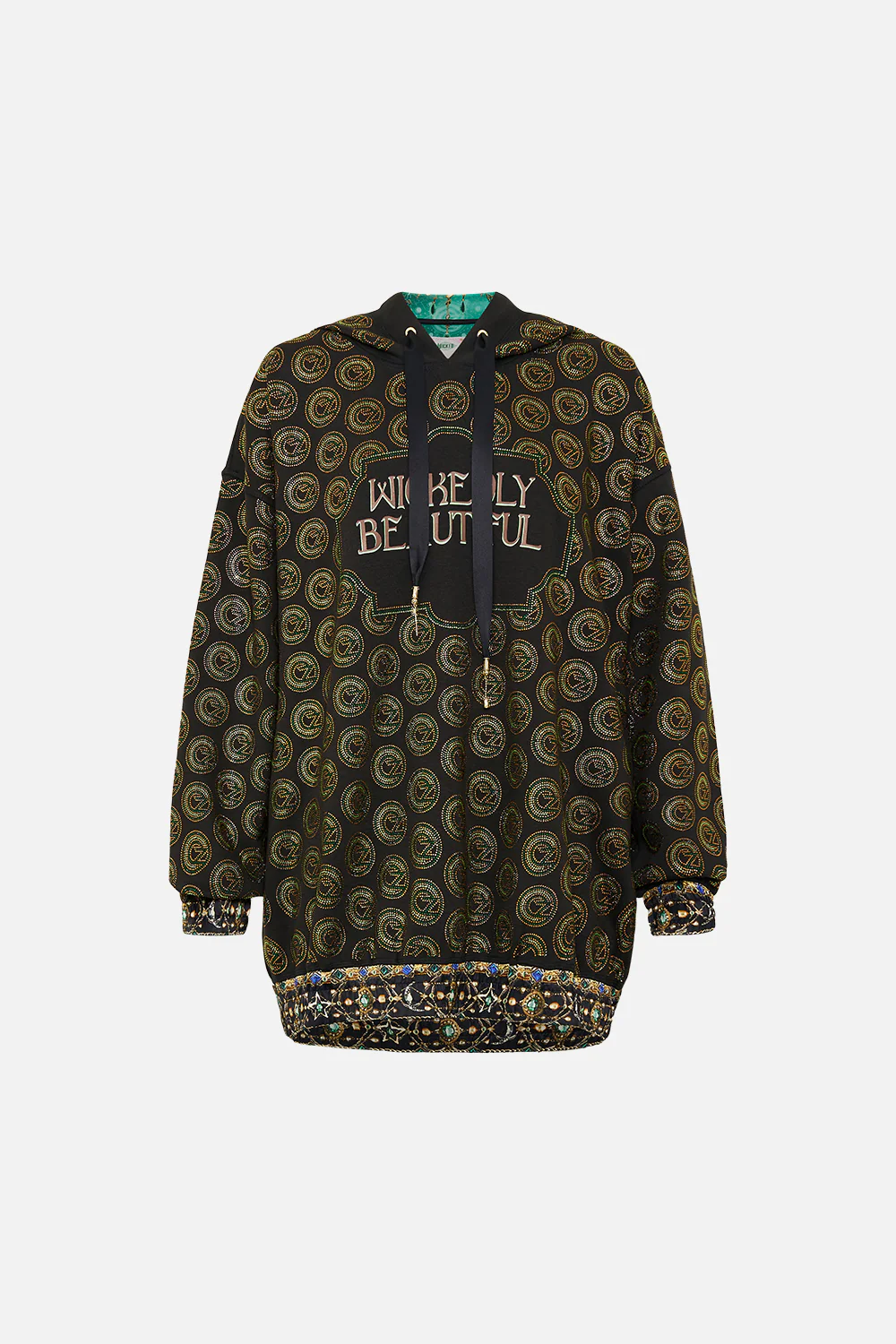SILK BAND OVERSIZED HOODIE WITH POCKETS DEFY GRAVITY - Image 3