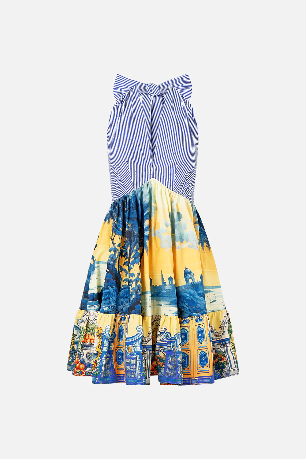 RUFFLE HEM HALTER SHORT DRESS SONG OF SAINT ANTHONY - Image 3