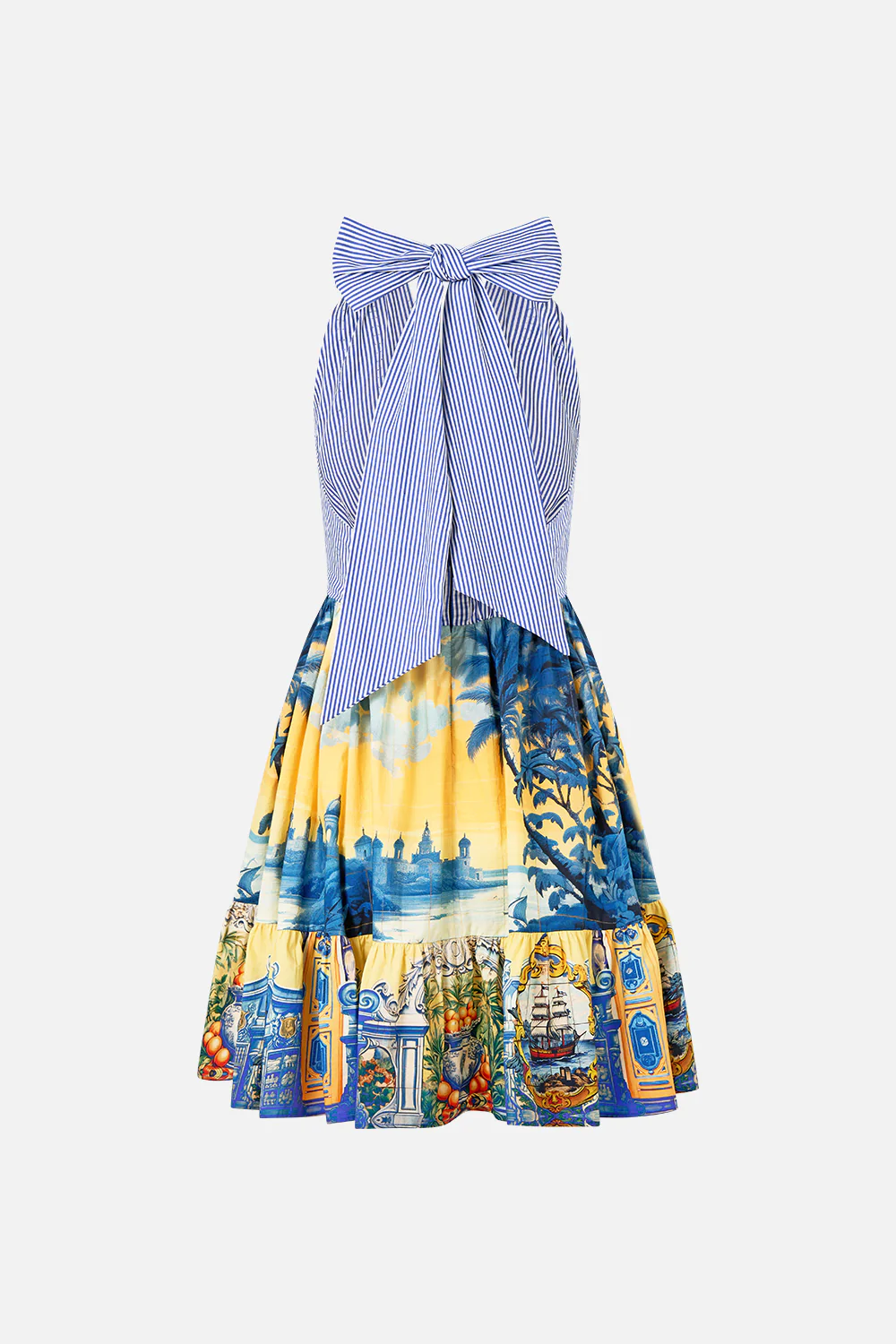 RUFFLE HEM HALTER SHORT DRESS SONG OF SAINT ANTHONY - Image 7