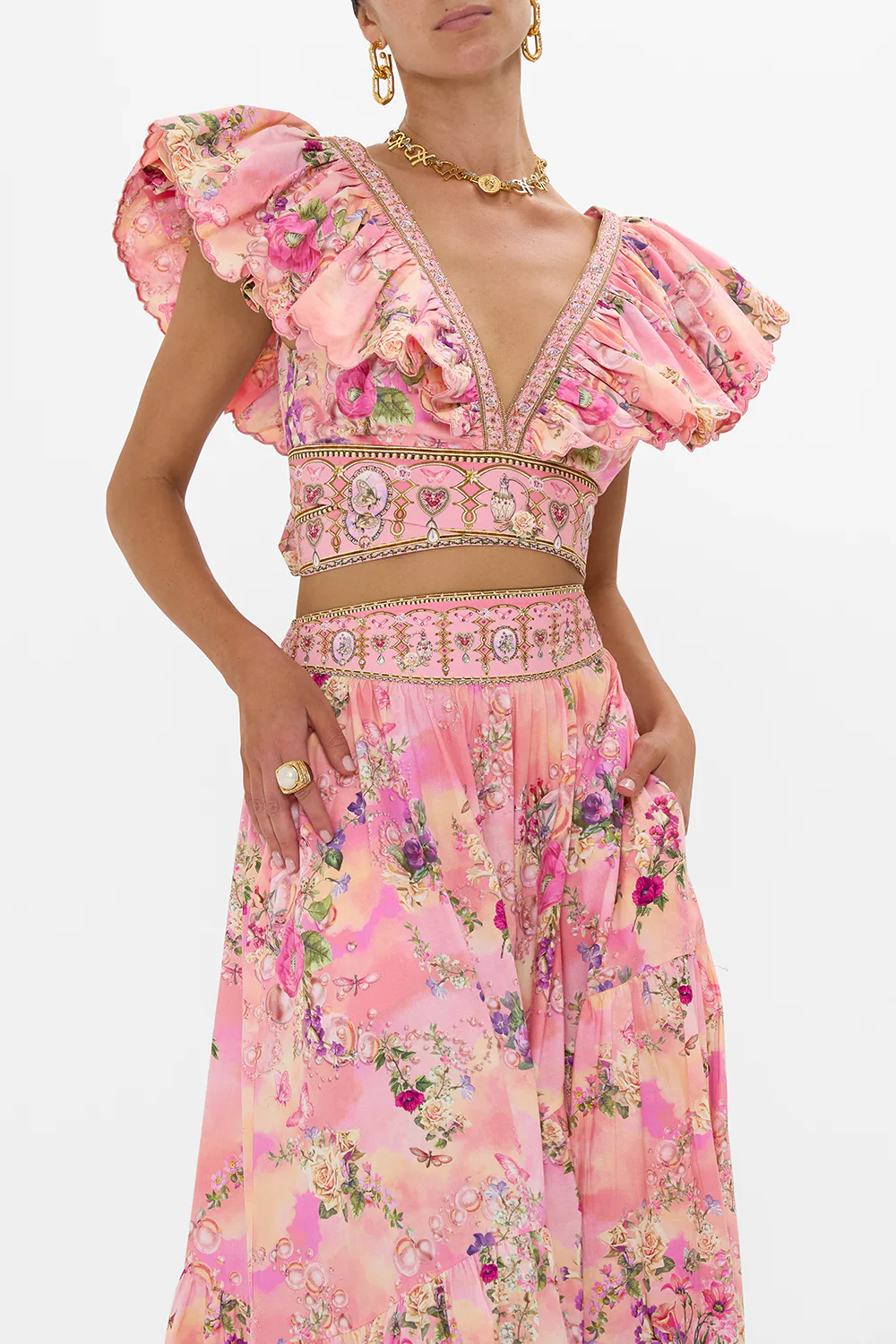 RUFFLE WRAP TOP TOTALLY OZMOPOLITAN - Image 5
