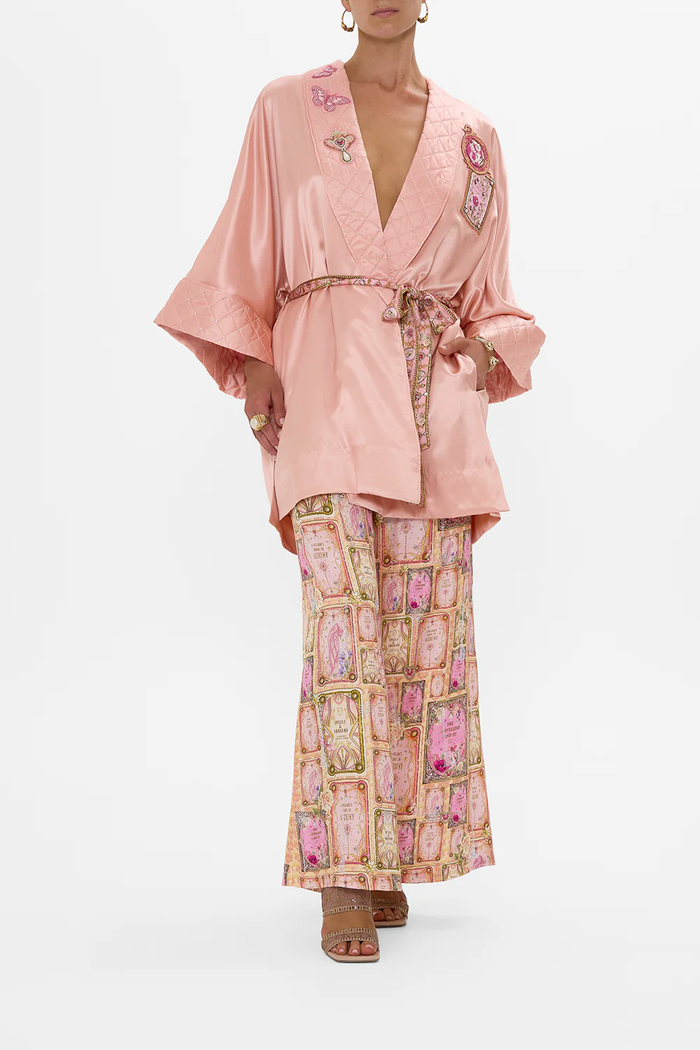 ROBE WITH NARROW COLLAR TOTALLY OZMOPOLITAN