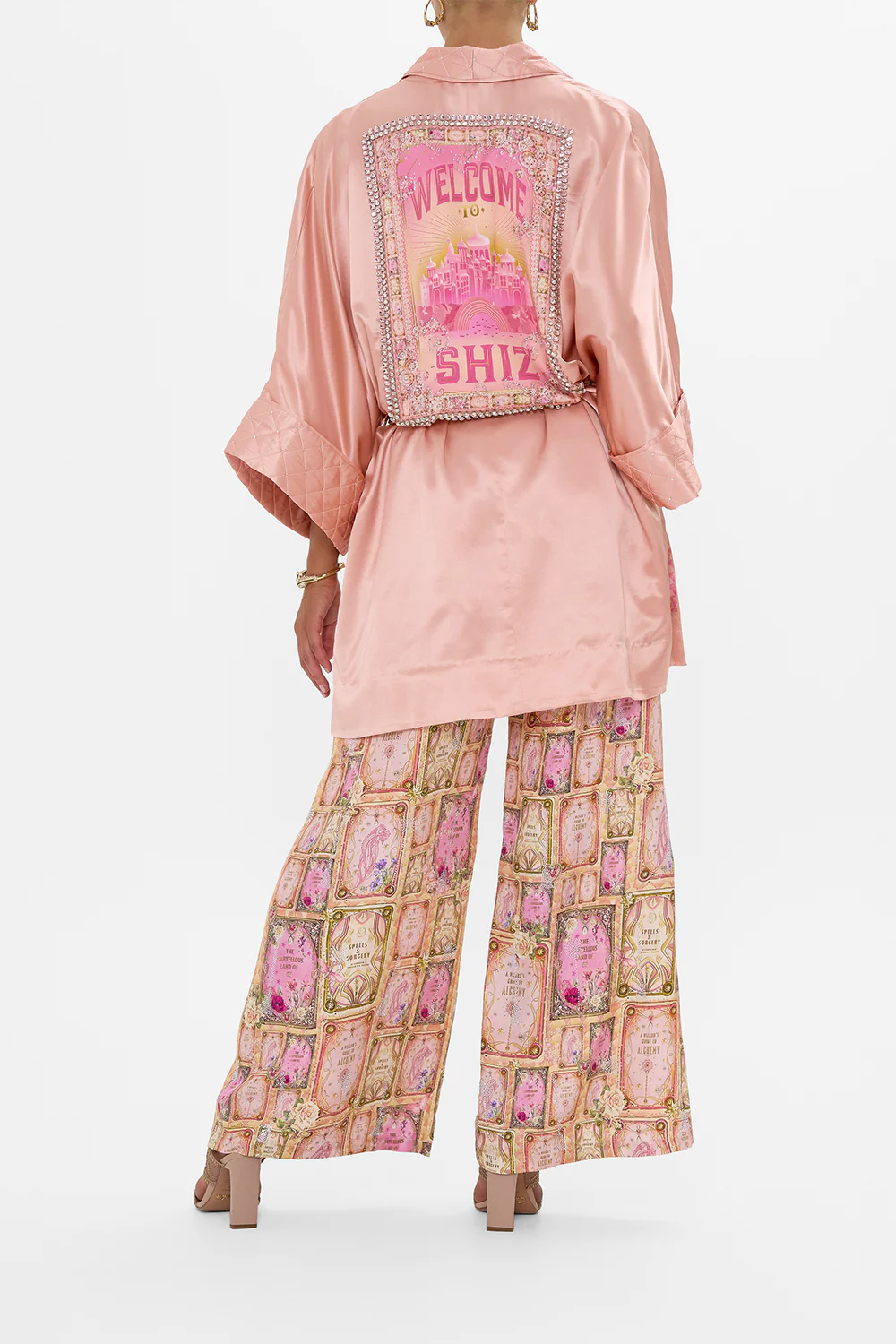 ROBE WITH NARROW COLLAR TOTALLY OZMOPOLITAN - Image 2