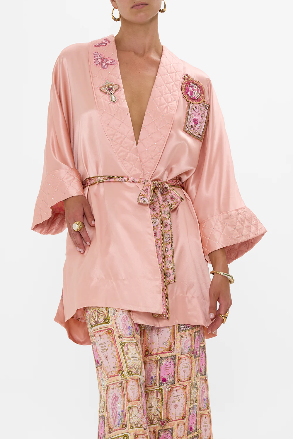 ROBE WITH NARROW COLLAR TOTALLY OZMOPOLITAN - Image 5