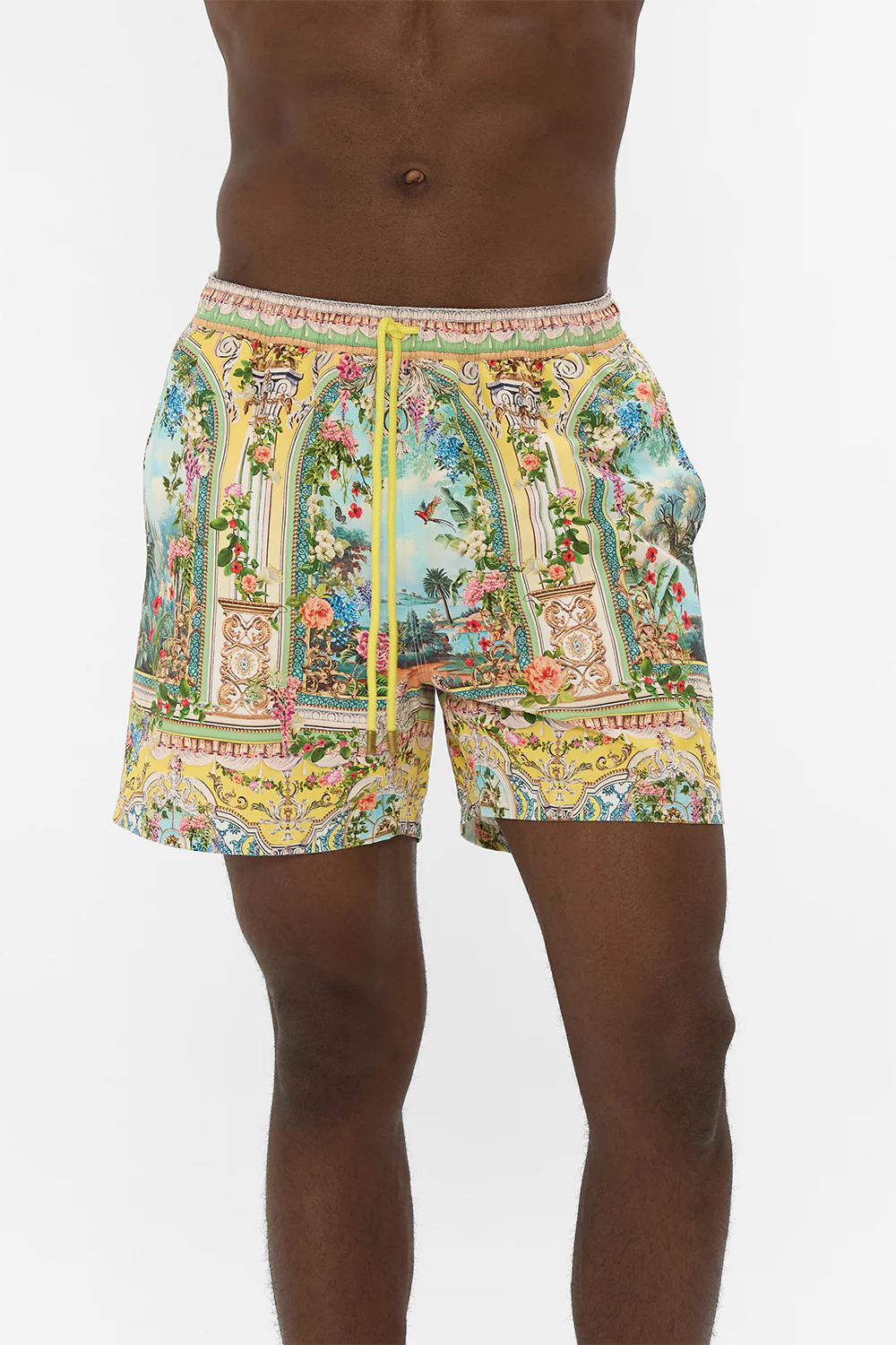 MID LENGTH BOARDSHORT WITH ELASTIC WAIST TALES OF TOPKAPI PALACE - Image 5