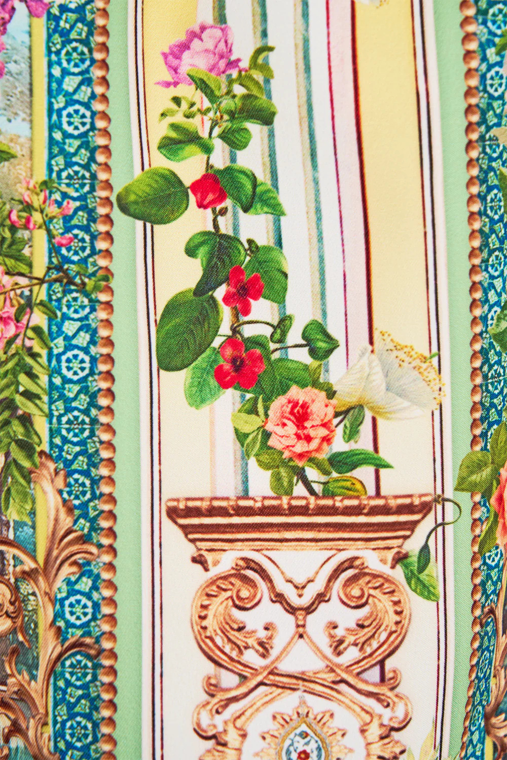 MID LENGTH BOARDSHORT WITH ELASTIC WAIST TALES OF TOPKAPI PALACE - Image 8