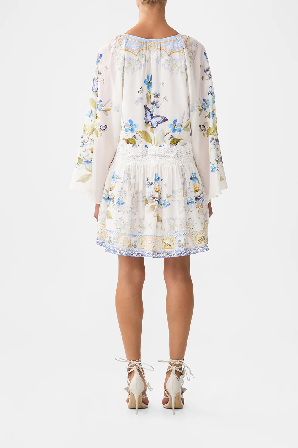 RELAXED SHORT DRESS WITH DROPPED WAIST BOTANICAL BALLADS - Image 2
