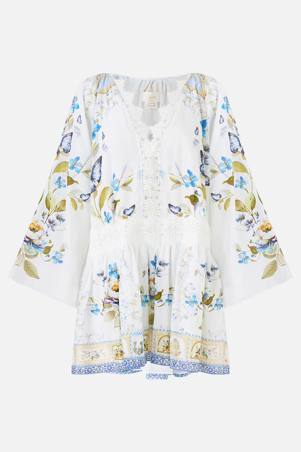 RELAXED SHORT DRESS WITH DROPPED WAIST BOTANICAL BALLADS - Image 3