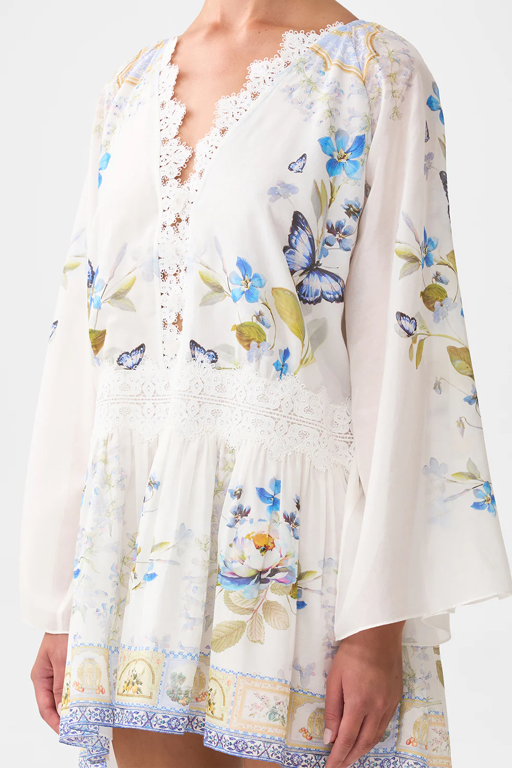 RELAXED SHORT DRESS WITH DROPPED WAIST BOTANICAL BALLADS - Image 5
