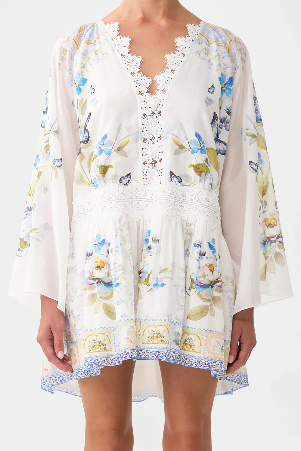RELAXED SHORT DRESS WITH DROPPED WAIST BOTANICAL BALLADS - Image 6