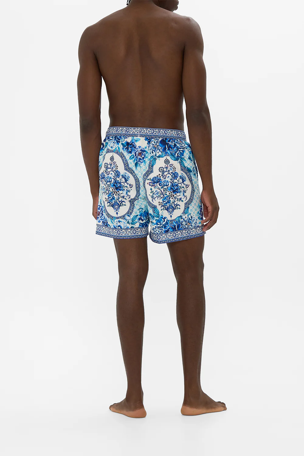 MID LENGTH BOARDSHORT WITH ELASTIC WAIST A CERAMIC GARDEN - Image 2