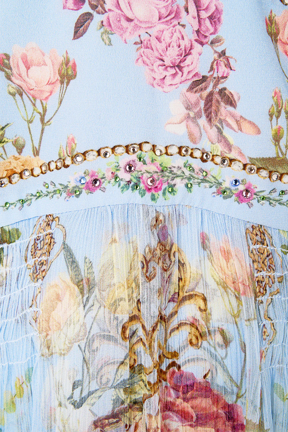 FLARED SLEEVE DRESS TILED IN TIME - Image 8