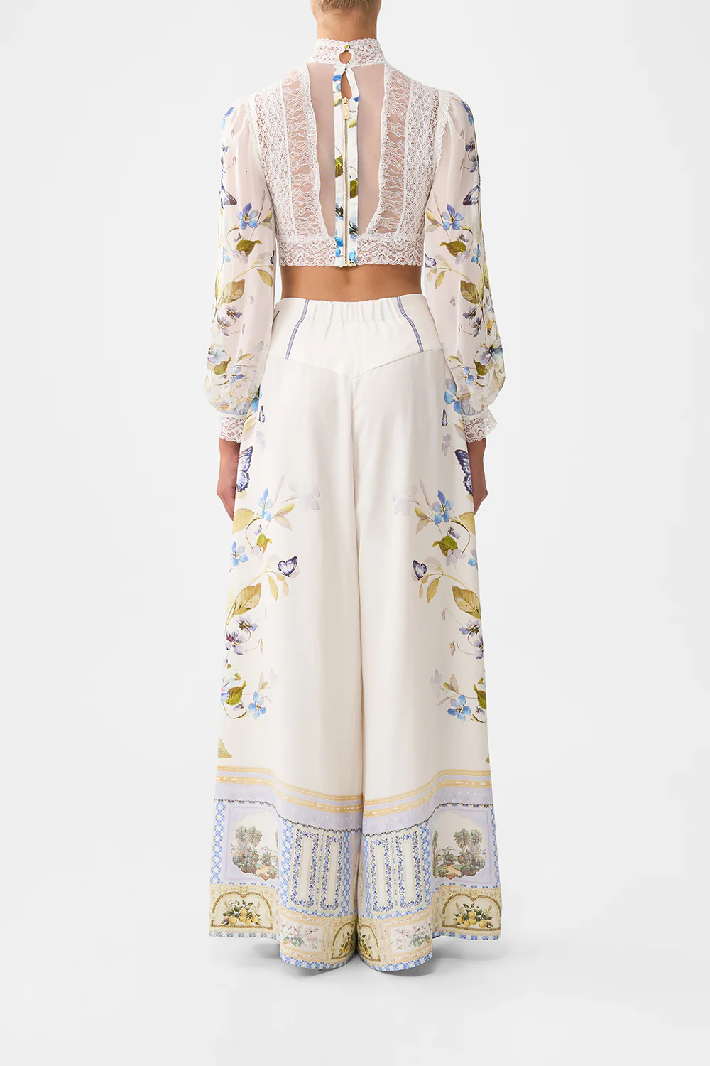 CORSET WAIST WIDE LEG PANT BOTANICAL BALLADS - Image 2