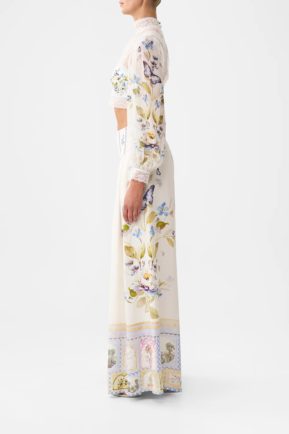 CORSET WAIST WIDE LEG PANT BOTANICAL BALLADS - Image 4