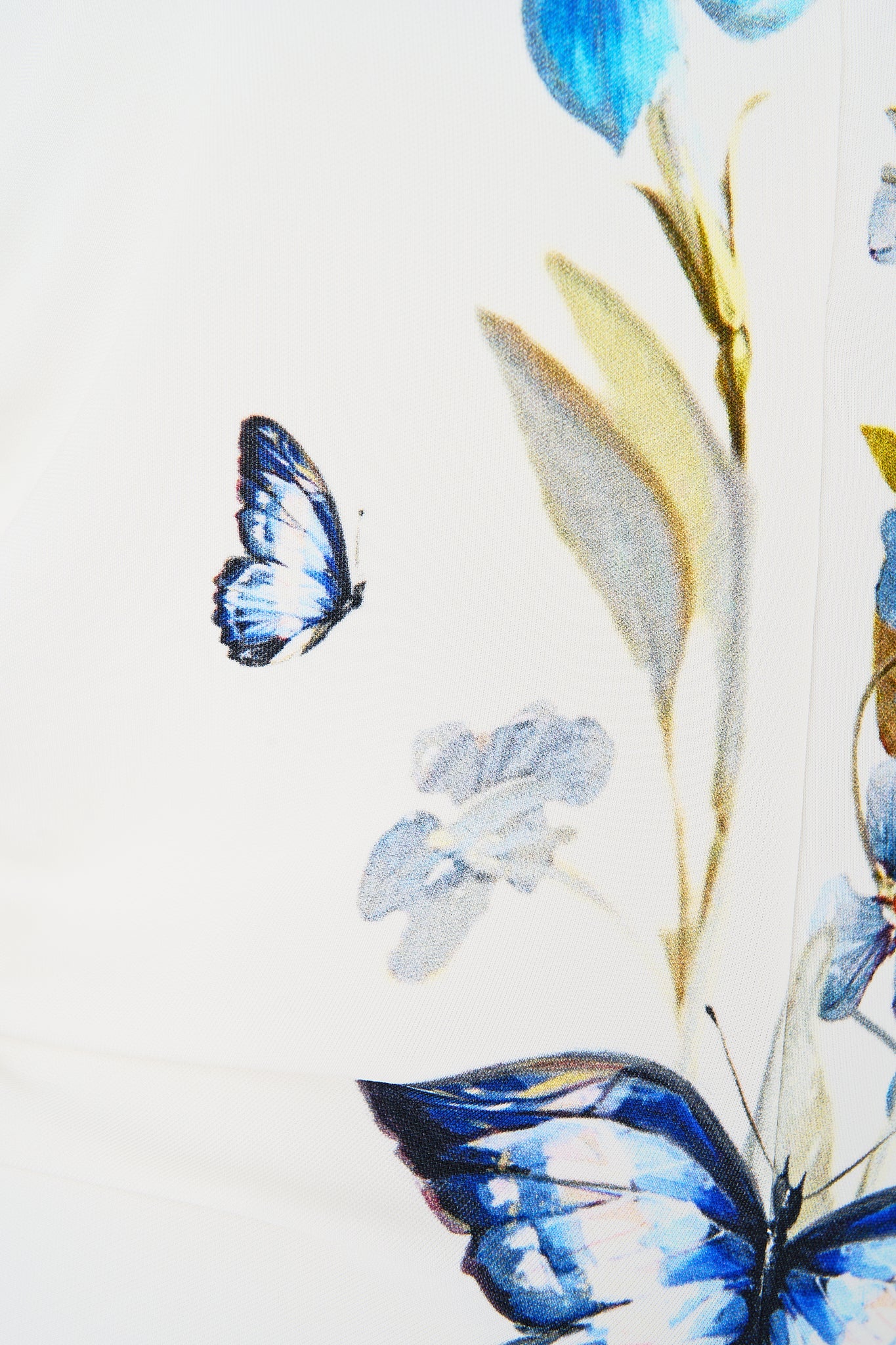 GATHERED JERSEY LONG DRESS BOTANICAL BALLADS - Image 8