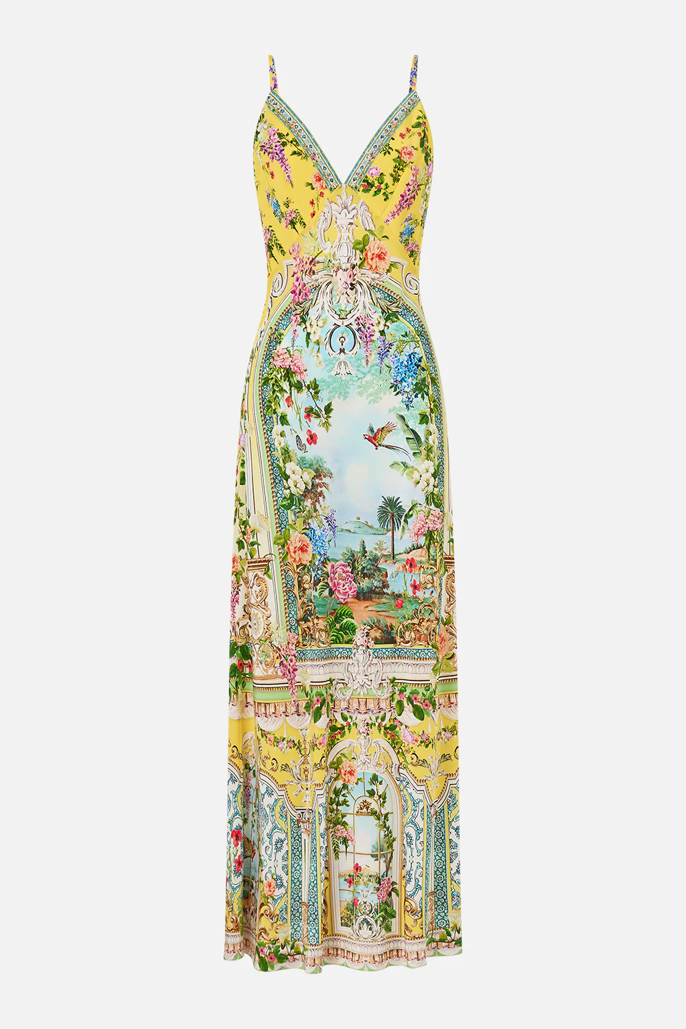 V NECK FULL LENGTH BIAS SLIP DRESS TALES OF TOPKAPI PALACE - Image 3