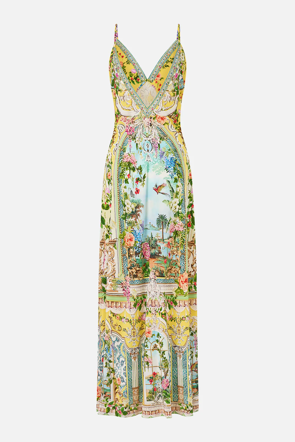 V NECK FULL LENGTH BIAS SLIP DRESS TALES OF TOPKAPI PALACE - Image 7