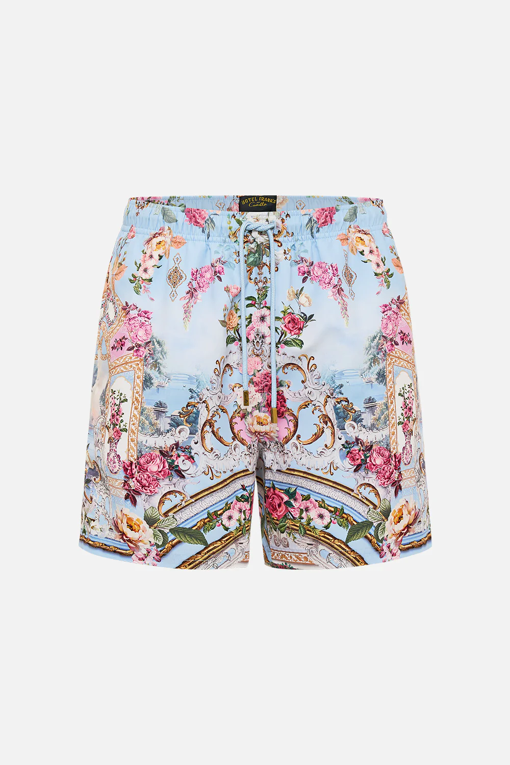 MID LENGTH BOARDSHORT WITH ELASTIC WAIST TILED IN TIME - Image 3