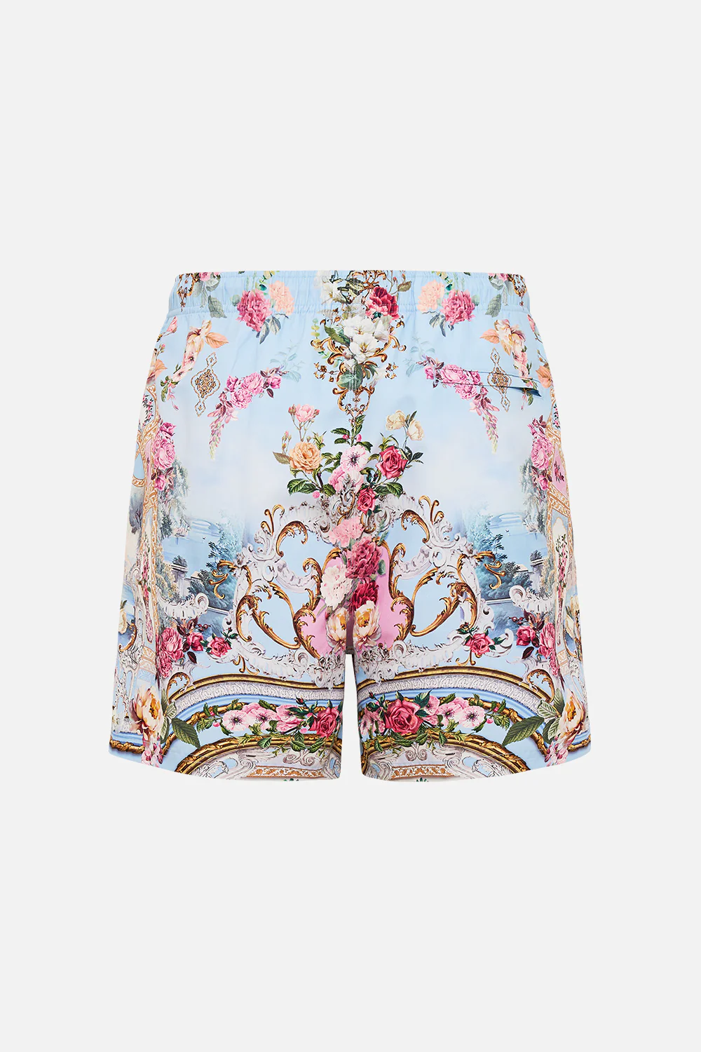 MID LENGTH BOARDSHORT WITH ELASTIC WAIST TILED IN TIME - Image 6