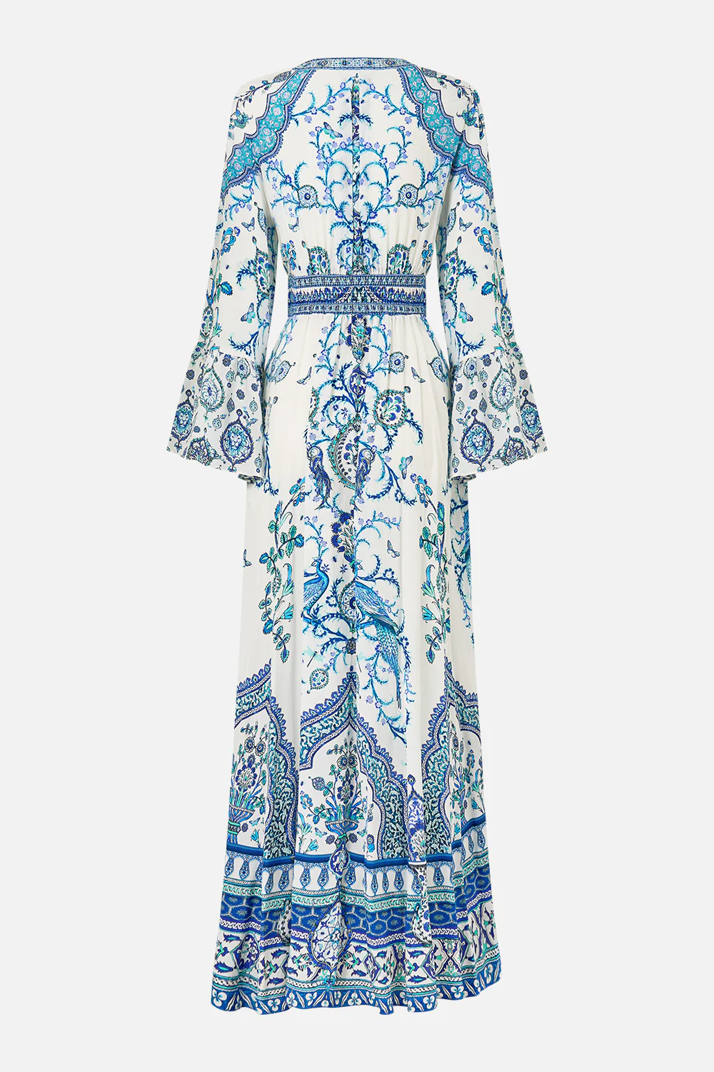 SHAPED WAISTBAND DRESS WITH RUFFLE SLEEVE ISNIK LULLABY - Image 7