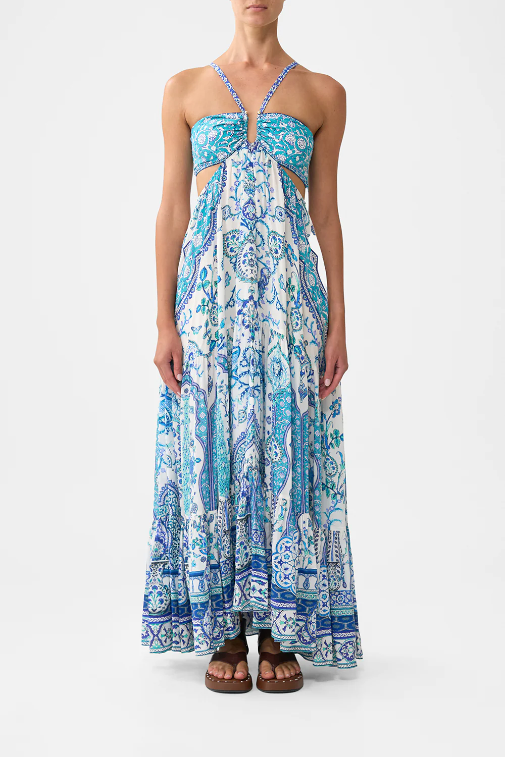 GATHERED CUT OUT DRESS ISNIK LULLABY