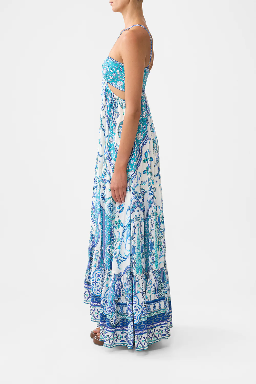 GATHERED CUT OUT DRESS ISNIK LULLABY - Image 4